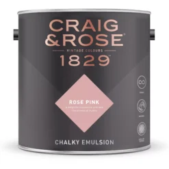 Home Paint Store -Home Paint Store craig rose 1829 rose pink chalky emulsion paint 2 5l5036211062327 08c bq
