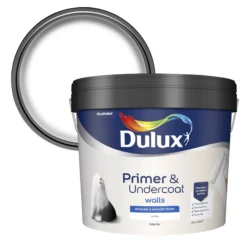 Home Paint Store 40 Dulux Walls White Primer & Undercoat, 10L