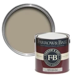 Home Paint Store 21 Farrow & Ball Estate Light Gray No.17 Matt Emulsion Paint, 2.5L