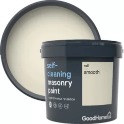 Home Paint Store 36 GoodHome Self-cleaning Vail Smooth Matt Masonry Paint, 5L