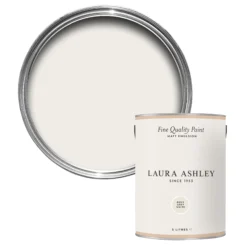 Home Paint Store 11 Laura Ashley Dove Grey White Matt Emulsion Paint, 5L