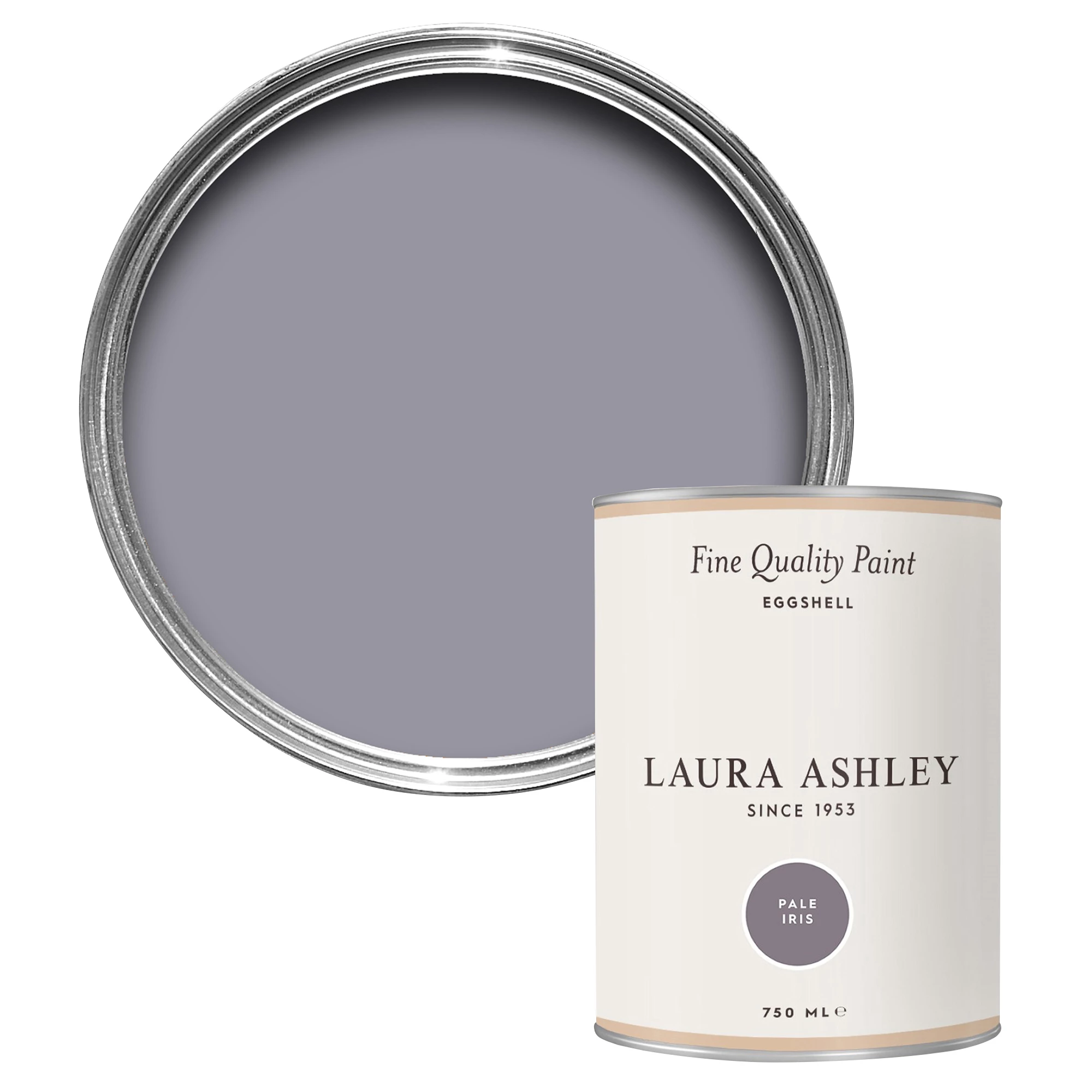 Laura Ashley Pale Iris Eggshell Emulsion Paint, 750ml 1 Laura Ashley Pale Iris Eggshell Emulsion Paint, 750ml