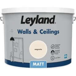 Leyland Magnolia Matt Emulsion Paint, 10L